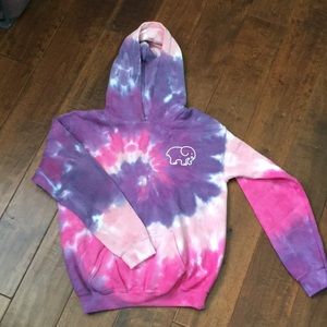 Ivory Ella tie dye hoodie